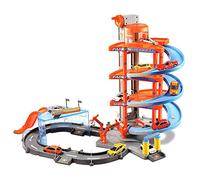 Bburago 1:43 Track Set Mega Dealer Showroom Street Fire 18-30031 Car Orange