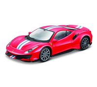 Bburago B18-36052 1:43 Ferrari Race and Play 488 Pista, RED, 90605.012