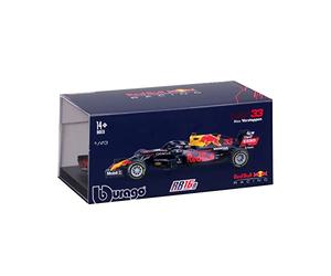 Bburago B18-38056V 1:43 F1 Aston Martin RED Bull Racing RB16B with Helmet Verstappen, Assorted Colours