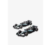 Bburago 1:43 Scale Mercedes-AMG F1 W16 2025 - George Russell & Kimi Antonelli Team Two-Pack | Official Mercedes Licensed Die-Cast Set | 2025 Formula 1 Collector's Set