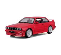 BMW 3 Series M3 1988 Red Bburago 1/24 scale diecast retro car model