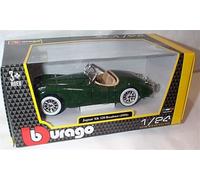 Bburago british racing green jaguar XK120 roadster 1951 car 1:24 scale diecast model