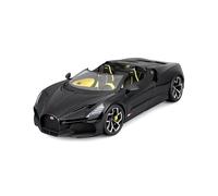 Bburago Bugatti Mistral: 1:18 Scale Car Model, Mobile Doors and Hood, Black (18-11051BK)
