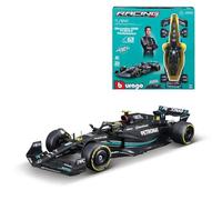 Bburago Build-It-Yourself Die-Cast Formula 1 F1 Model Kit - MB W14 - Hamilton - 1:24 Scale - Exceptionally Detailed Collectable Replica Race Car, Multiple Colours