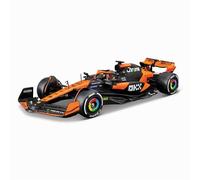 Bburago Build-It-Yourself Die-Cast Formula 1 F1 Model Kit - Mclaren MCL38 - Piastri - 1:24 Scale - Exceptionally Detailed Collectable Replica Race Car, Multiple Colours