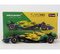 Oscar Piastri McLaren MCL38 #81 2nd Monaco GP 2024 1:43 Scale Burago 38214