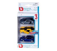 Bburago Cars 3-Pack 1:64 Top Quality Model