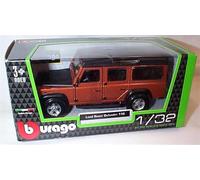 Bburago copper orange and black LAND R0VER defender car 1.32 scale diecast model