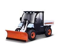 Bburago Die-Cast BOBCAT TOOLCAT with Working SNOW PLOW - Replica Collectible Model Toy - 1:50 Scale