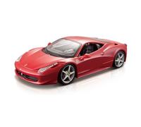 Ferrari 458 Italia F142 2009 Red Burago Diecast Scale Model Car 26003 1:24
