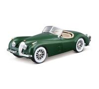 Burago Jaguar XK 120. Roadster 1951 Dia-cast Scale 1/24 Burgundy - Great Gift