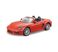 Porsche 718 Boxster Convertible Blue 1:24 Diecast Scale Model Car Burago 21078