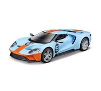 Bburago B18-41164 HERITAGE COLLECTION-2019 FORD GT Race Die cast car, Blue