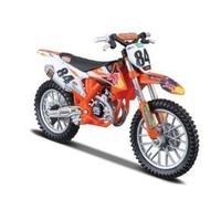 Bburago WRB KTM Cycle - KTM 450 SX-F Factory Edition (2018) Motorbike - 1:18 Scale - Incredibly Detailed Die-Cast Replica Collectible Motorcycle Model, Orange