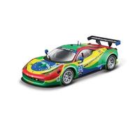 Bburago 1:43 Ferrari 458 Italia GT3 Diecast Metal Model Car Acrylic Cover+Base