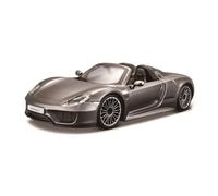 Bburago Porsche 918 Spyder Metal Car Grey (18-21076GY)
