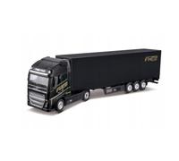 Bburago STREET FIRE HAULERS WITH TRAILER Die-Cast Truck - VOLVO FH16 GLOBETROTTER 750 XXL - 1:43 Scale - Collectible Toy