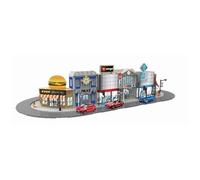 Bburago B18-31505 Bahnhof City 43 STREET FIRE TRAIN STATION incl. 1 car, L