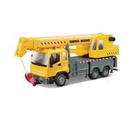 Bburago Die-Cast MUNICIPLE CONSTRUCTION TRUCK With Working CRANE Colletible Model Toy - 1:50 Scale