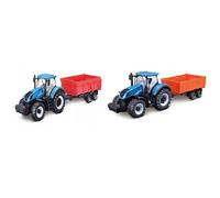 Tractor New Holland T7.315 + Trailer Bburago