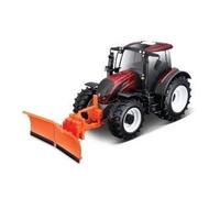 Bburago VALTRA FARM TRACTOR N174 WITH SNOW PLOUGH - 1:32 Scale - Incredibly Detailed Die-Cast Replica Collectible Model Vehicle