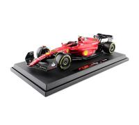 Bburago F1 2022 Ferrari F1-75 Sainz With Helmet 1:18 Scale Model