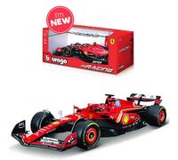 Bburago F1 Formula 1 FERRARI SF-24 (2024) WITH HELMET - SAINZ - 1:18 Scale - Incredibly Detailed Die-Cast Replica Collectible Race Car Model