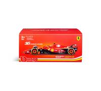 BBurago 1:43 Scale Model Ferrari SF-24 (2024) with Helmet - Leclerc #16