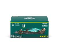 Bburago F1 Aston Martin 2023 AMR23 With Stroll Helmet 1:43 Scale Model