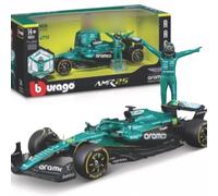 Bburago F1 Aston Martin AMR25 w/Stroll Figure 1:24 B18-28071S