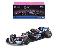 Bburago 1:43 2024 Race BWT Alpine F1 Team A524 with Helmet Gasly #10