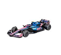 Bburago - F1 BWT Alpine A525 2025#43 Colapinto, 1:43 Scale Diecast Car with Realistic Details, F1 Alpine Replica, Blue/Pink Livery, Officially Licensed, Recommended Age 3+ Years