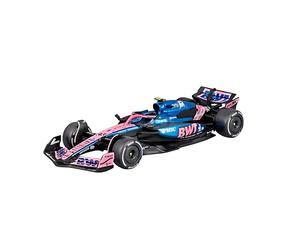 Bburago - F1 BWT Alpine A525 2025#43 Colapinto, 1:43 Scale Diecast Car with Realistic Details, F1 Alpine Replica, Blue/Pink Livery, Officially Licensed, Recommended Age 3+ Years