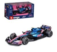 Bburago - F1 BWT Alpine A525 2025#43 Colapinto, 1:43 Scale Diecast Car with Realistic Details, F1 Alpine Replica, Blue/Pink Livery, Officially Licensed, Recommended Age 3+ Years