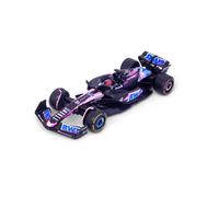 Bburago F1 Formula 1 BWT ALPINE F1 TEAM A524 (2024) WITH HELMET - OCON - 1:43 Scale - Incredibly Detailed Die-Cast Replica Collectible Race Car Model