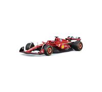 BBurago 1:43 Scale Model Ferrari SF-24 (2024) with Helmet - Leclerc #16