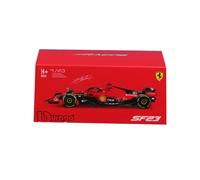 Bburago Build-It-Yourself Die-Cast Formula 1 F1 Model Kit - Ferrari SF-24 -Sainz - 1:24 Scale - Exceptionally Detailed Collectable Replica Race Car