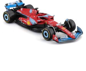 Bburago - F1 Ferrari SF-24 Miami GP 2024#16 Charles Leclerc, 1:43 Scale Model Car, Official Replica Special Miami Livery, Faithful Details, Ferrari Licence, Recommended Age 36+ Months