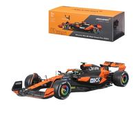 Bburago F1 Formula 1 MCLAREN MCL38 (2024) WITH HELMET- NORRIS - 1:24 Scale - Incredibly Detailed Die-Cast Replica Collectible Race Car Model