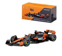 Bburago F1 Formula 1 MCLAREN MCL38 (2024) WITH HELMET- PIASTRI - 1:43 Scale - Incredibly Detailed Die-Cast Replica Collectible Race Car Model