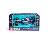 Bburago F1 Formula 1 MERCEDES AMG W15 (2024) - HAMILTON - 1:43 Scale - Incredibly Detailed Die-Cast Replica Collectible Race Car Model