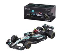 Bburago F1 Formula 1 MERCEDES AMG W15 (2024) WITH HELMET- HAMILTON - 1:43 Scale - Incredibly Detailed Die-Cast Replica Collectible Race Car Model