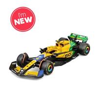 BBurago Die-cast Replica McLaren MCL38 (2024) – Norris Helmet Senna Livery – 1:43 Scale