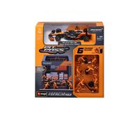 1:43 F1 MCLAREN MCL38 2024 PIT PASS DIORAMA NORRIS