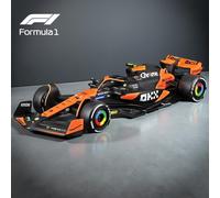 Bburago F1 Formula 1 MCLAREN MCL38(2024) WITH HELMET - PIASTRI - 1:24 Scale - Incredibly Detailed Die-Cast Replica Collectible Race Car Model