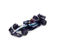 Bburago F1 Formula 1 MERCEDES AMG W15 (2024) WITH HELMET- HAMILTON - 1:43 Scale - Incredibly Detailed Die-Cast Replica Collectible Race Car Model