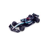 Bburago F1 Formula 1 MERCEDES AMG W15 (2024) WITH HELMET- RUSSELL - 1:43 Scale - Incredibly Detailed Die-Cast Replica Collectible Race Car Model