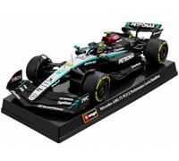 Bburago F1 Mercedes AMG W15 E #44 Hamilton (2024) - Formula 1 1:24 Scale Model Car, Faithful Collector's Car with Showcase Toy Car, Ages 14 and Up (18-28063H)
