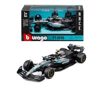 Bburago - F1 Mercedes-AMG W16 2025#12 Antonelli, 1:43 Scale Diecast Car with Authentic Details, F1 Mercedes Replica, Silver/Black Livery, Official Licence, Recommended Age 3+ Years