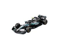 BBurago Diecast Car F1 Mercedes-AMG W16 2025 #12 Antonelli 1:43, Silver/Black, Official license